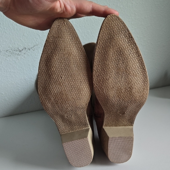 Brown Suede Knee-High Boots - Picture 9 of 11